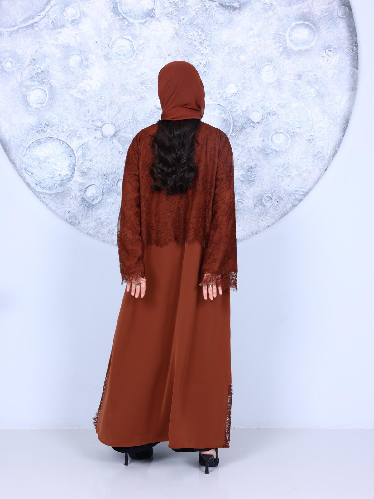 French Lace Abaya