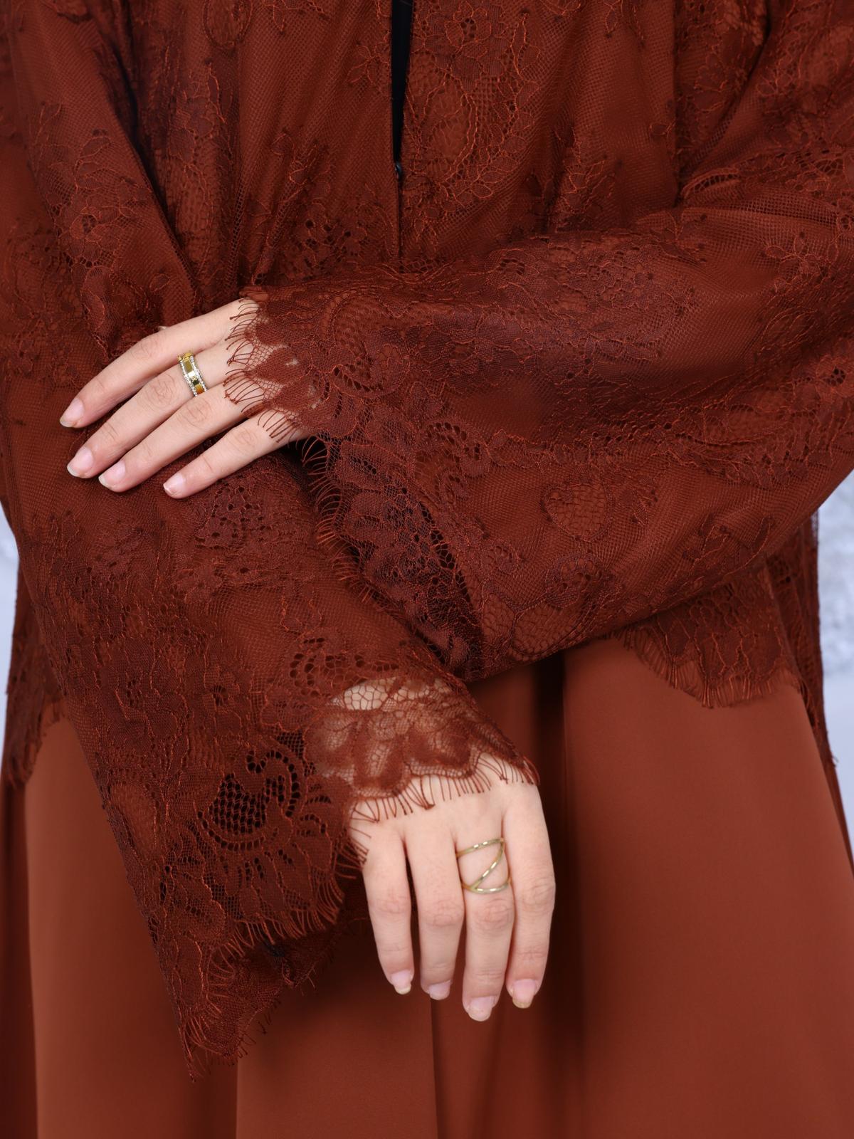 French Lace Abaya