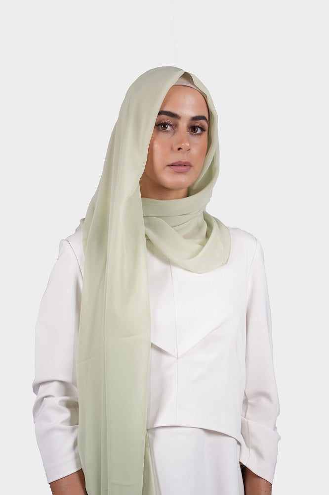 Everyday Chiffon Hijab -PISTACHIO
