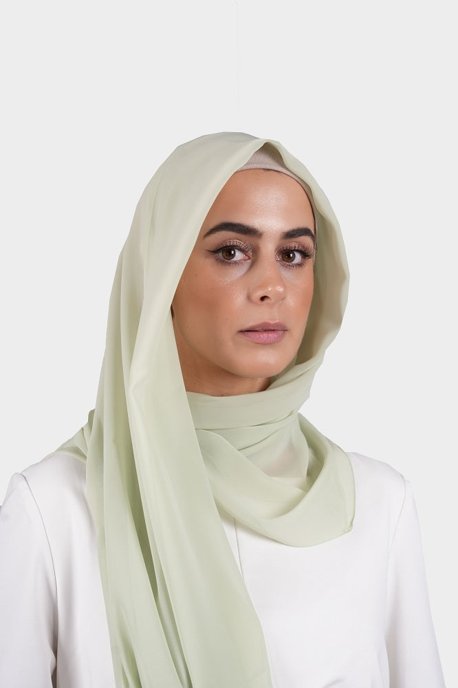 Everyday Chiffon Hijab -PISTACHIO